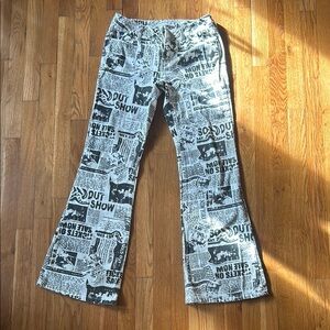Garage Graphic Print Women's Jeans